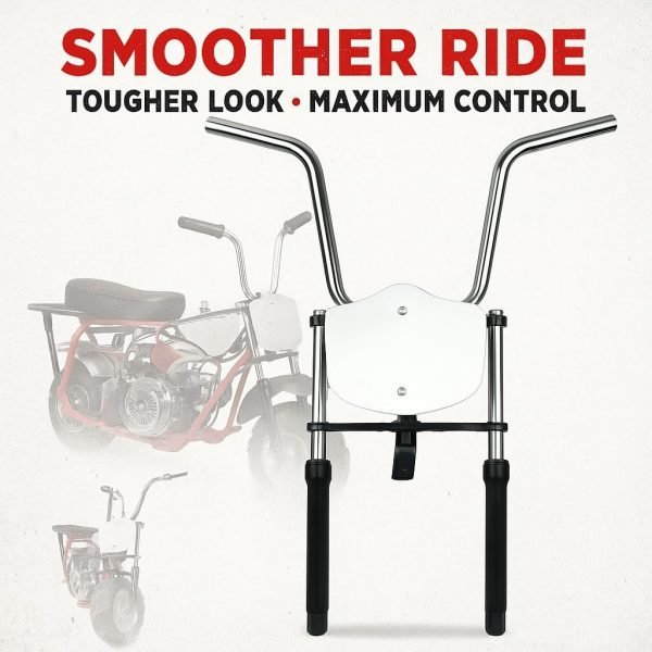 FRONT FORK SUSPENSION KIT FOR Coleman CT100U CC100X B100 Mega moto MMB80 105 Motovox MBX10 Realtree RT100 Mini bike (BLACK) - Image 4