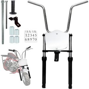 FRONT FORK SUSPENSION KIT FOR Coleman CT100U CC100X B100 Mega moto MMB80 105 Motovox MBX10 Realtree RT100 Mini bike (BLACK)