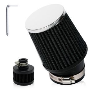 High Performance Air Filter Cleaner Kit for Predator 212cc 79cc Coleman CT200U CT100U 196cc 6.5 Hp Engine Mini Bike Go Kart GX160 GX200 GX390 420cc Motor Powersports Parts (Obsidian Black)