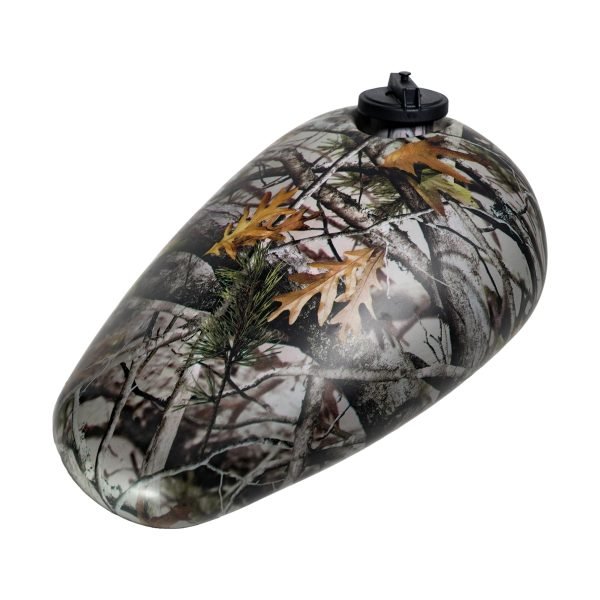 Real Gas Fuel Tank for Coleman CT200UEX Axis M200 Hisun HS200-3 Fake Tank Replacement 196cc Mini bike (Camouflage)