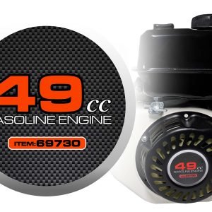 Pull Starter Sticker 49cc Item 69730 for Predator 212 Engine, Decals Coleman BT200X CT200U 200cc Mini Bike Performance Parts, Dirt Bike KT196 Go Kart Honda 196cc, Monster Mega Moto