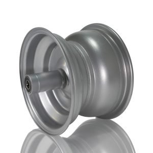 Silver Wheel Rim for Coleman CT200U BT200X CT200UEX 196cc Hisun 200-3 200-7, Axis M200 Mini bike (Front)