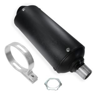Performance Exhaust Muffler Silencer for Predator 212 196cc GX160 420cc 301cc GX390 98cc 6.5hp, Coleman CT200U BT200X KT196 CT100U Baja Massimo MB200 Go Kart Engine Mini Bike Parts (Black)