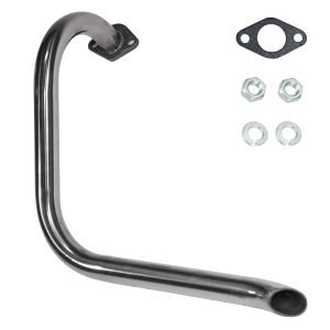 Left long pipe for Coleman CT100U CC100X 98cc, For FRP GMB100 Mini Bike Predator 79cc 3HP Engine, Massimo MB100 79cc Mini Bike, 154F 3.0 hp Engine Parts