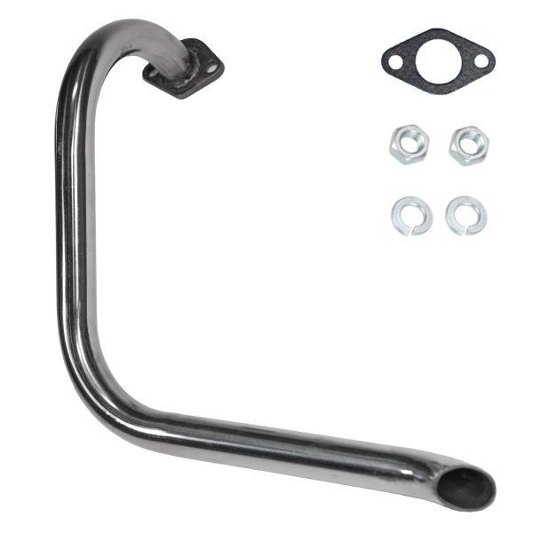 Left long pipe for Coleman CT100U CC100X 98cc, For FRP GMB100 Mini Bike Predator 79cc 3HP Engine, Massimo MB100 79cc Mini Bike, 154F 3.0 hp Engine Parts