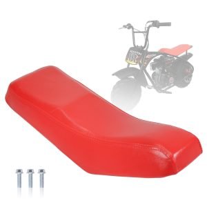 Upgraded New Seat for Motovox MBX10, For Mototec 105cc Mini bike (Red)