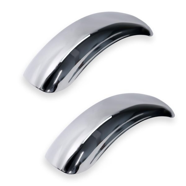 Universal Chrome Wide Fender for for Coleman CT200U CT200UEX BT200X, Mudguard for Axis M200 Viper 200 HS200 196cc Off-Road Mini Bike 8 inch rim parts (200CC)