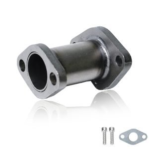 Racing Performance Intake Pipe Inlet Manifold for Coleman CT100U CC100X 98cc for FRP GMB100 Mini bike, for Predator 79cc 154F 3Hp Engine,SK100 CK100-S Go kart, Massimo MB100 Kids scooter