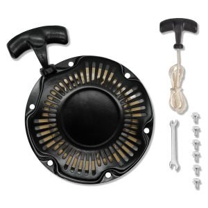 Pull Start Recoil Starter Assembly for FPR GMB100 Coleman CT100U CC100X 98cc, Predator 79cc 3HP Engine, Massimo MB100 79cc Mini Bike, SK100 CK100 Go Kart(Obsidian Black)