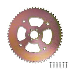 60T High Torque Rear Chain 6 Hole Sprocket # 40 41 420 for Coleman CT100U CC100X Mega Moto MMB80 105 Baja Doodle Bug DB30 Motovox MBX10 Mini Bike