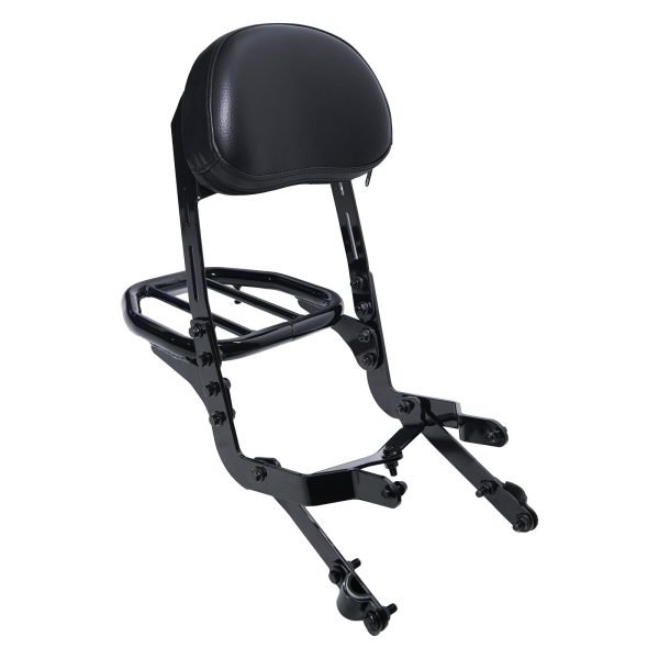 Backrest Cargo Rack for Coleman CT200UEX Mini bike 196cc, Adjustable Sissy Bar for Axis M200 Viper Hisun 200-3 200cc Trail bike Cushion Luggage parts