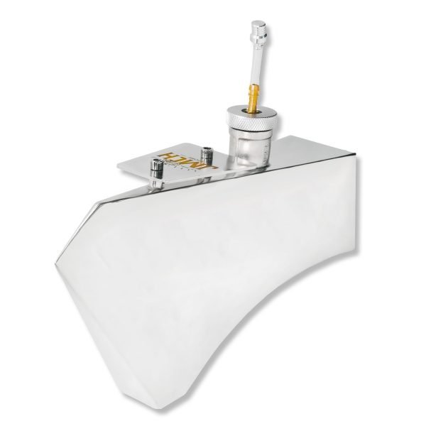 Stainless Steel Mini Bike Gas Fuel Tank for Montser Mega moto MMB80 105cc, for Coleman RB100 Realtree RT100, for Oryxearth Mini Dirt Bike (Clutch Type)