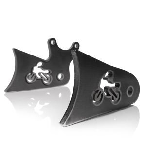 6'' Mini bike Stretch Extension Tabs for for FRP GMB100 Motovox MBX10, Monster Mega moto MM80 MMB80, Realtree RT100, Colmena RB100 (Motovox/MM80, 6 inch)