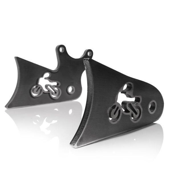 6'' Mini bike Stretch Extension Tabs for for FRP GMB100 Motovox MBX10, Monster Mega moto MM80 MMB80, Realtree RT100, Colmena RB100 (Motovox/MM80, 6 inch)