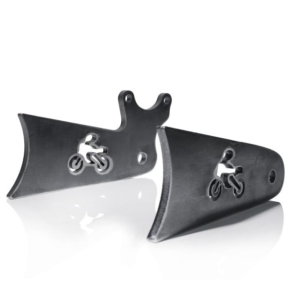 8'' Mini bike Stretch Extension Tabs for FRP GMB100 Motovox MBX10, Monster Mega moto MM80 MMB80, Realtree RT100, Colmena RB100 (Motovox/MM80, 8 inch)