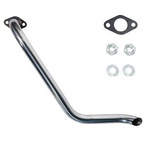 Left Tilt long pipe for Coleman CT100U CC100X 98cc, For FRP GMB100 Mini Bike Predator 79cc 3HP Engine, Massimo MB100 79cc Mini Bike, 154F 3.0 hp Engine Parts