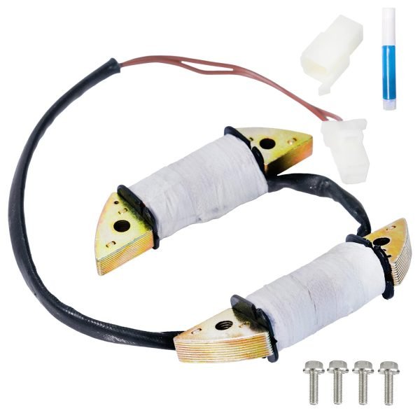 Headlight Charging Coil Assembly For Coleman CT200U BT200X, Predator 212cc, Baja MB165 MB200 Warrior Mini Bike, Honda 4HP-13HP Engine GX160 GX200, Mini Bikes, Go karts