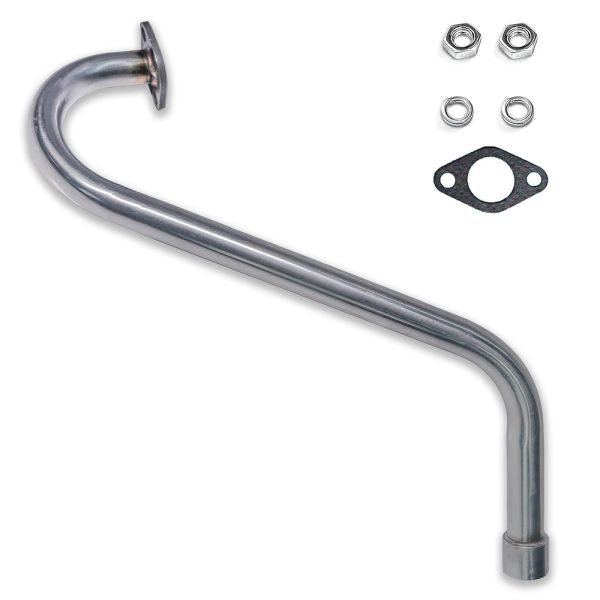 Right Long Pipe For Coleman B200R RT200 RB200 B200 B200RSV Mini Bike, For Monster mega moto MM212 212 MAX Mini Bike