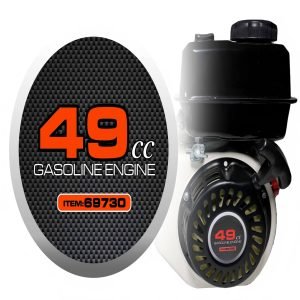 Pull Starter Sticker 49cc Item 69730 for Predator 212 Engine, Decals Coleman BT200X CT200U 200cc Mini Bike Performance Parts, Dirt Bike KT196 Go Kart Honda 196cc, Monster Mega Moto (4 pic)