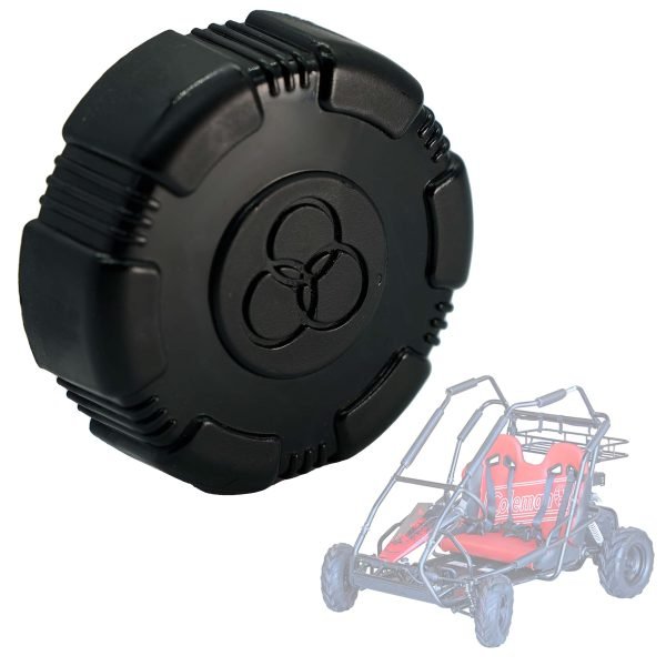 Vent Go kart Thread Gas Cap For Coleman KT196, Hammerhead GTS 150 150cc, Screw on Gas Lid TrailMaster Blazer MID XRX 150cc, 200cc 196cc 212cc Go kart Twist on Fuel Tank Lid