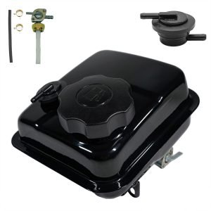 Gas Fuel Tank w/ Vent valve for Coleman CT100U CC100X Mini bike, CK100 SK100 Go kart, Screw on Fuel Tank For Realtree RTK100, Kids Scooter, 154F 3.0 hp Engine Parts