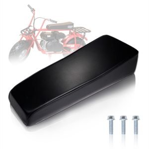 Upgraded 19'' Seat for Coleman ct200u 196cc ct200 200cc Motor 6.5HP Mini bike Trail Powersports Parts, Black