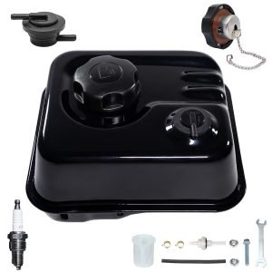 Gas Fuel Tank w/Roll Over Valve for Generac 212cc Pressure Washer, for Onewash 6602 3100psi 3600psi 2500psi 6924 6590 6470,for Speedwash modle 0J88870129