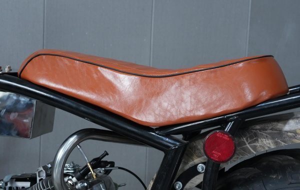 Brown Diamond Stitch Retro Mini bike Seat for Coleman B200R B200C B200V RB200 Realtree RT200 MEGA moto B212 MAX Cushion Replacement parts - Image 10