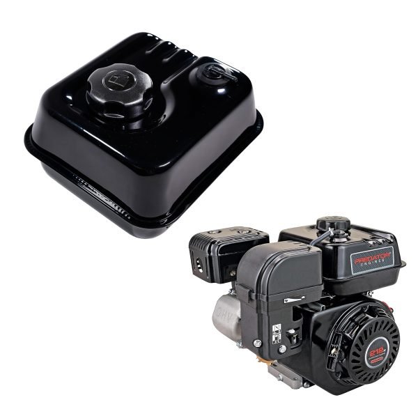 Gas Fuel Tank w/Roll Over Valve for Predator 212 6.5HP Hemi Engine, For Harbor Freight Loncin Motor 210FA 212cc Engine Modle, OEM Gas Tank Kit 60363 - Image 2