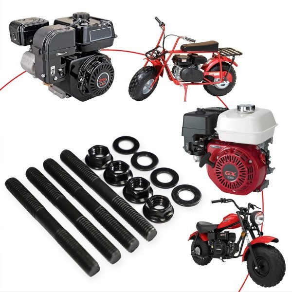 High Performance Cylinder Head Studs Kit for Predator 212 Non hemi Coleman CT200U BT200X Mini Bike, KT196 Go Kart Baja Hisun Tillotson Clone Engine 196cc Honda GX160 GX200 - Image 2