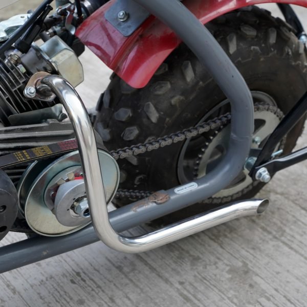 Left Long Pipe for For Coleman CT200U BT200X KT196,For Predartor 212 Engine Baja MB165 MB200 Doodlebug Mini Bike, Axis M200, Mini Bikes 212CC, Hisun 196cc Engine - Image 2