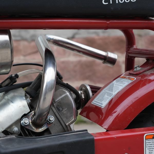 Right long pipe for Coleman CT100U CC100X 98cc, For FRP GMB100 Mini Bike, for Predator 79cc 3HP Engine, Massimo MB100 79cc Mini Bike, 154F 3.0 hp Engine Parts - Image 2