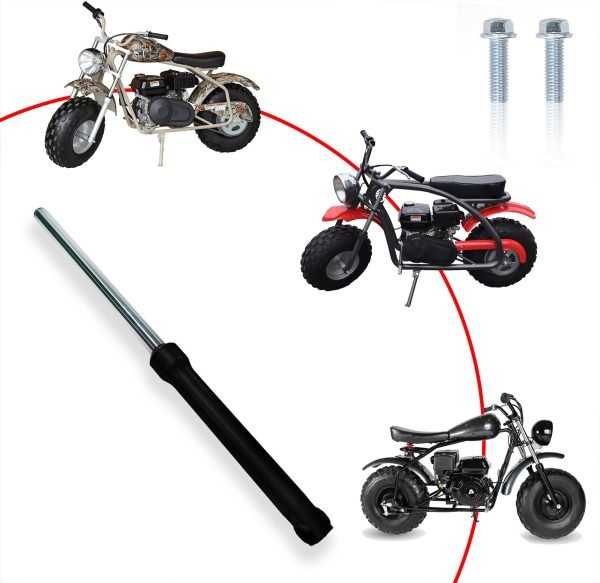 Shock Absorber Front fork Suspension for Coleman CT200U BT200X CT200UEX 196cc Hisun 200-3 200-7, Axis M200 Mini bike (Black, 632mm) - Image 2