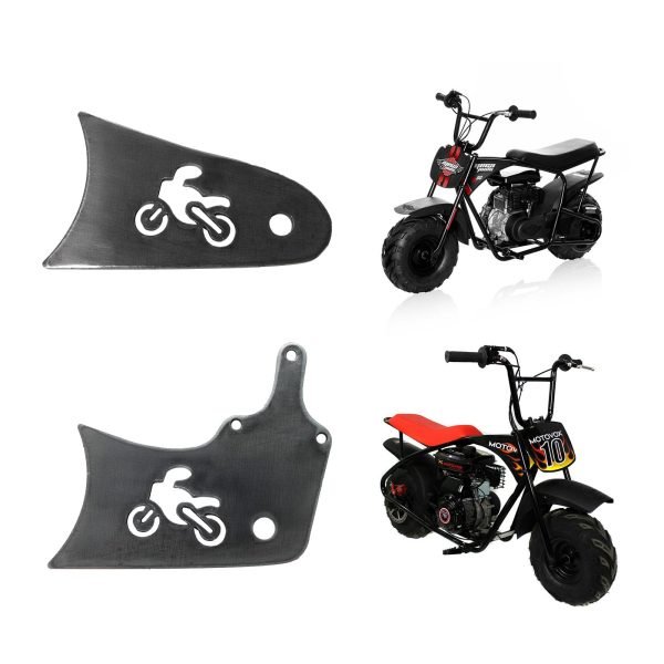 6'' Mini bike Stretch Extension Tabs for FRP GMB100 Motovox MBX10, Monster Mega moto MM80 MMB80, Realtree RT100, Colmena RB100 (Motovox/MM80 D, 6 inch) - Image 2