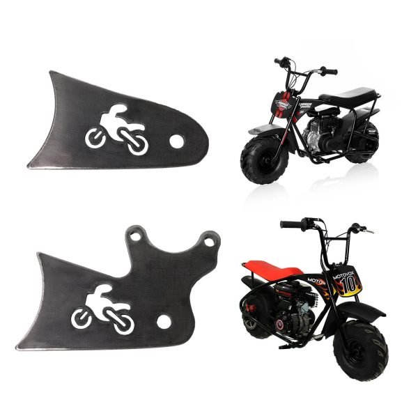 6'' Mini bike Stretch Extension Tabs for for FRP GMB100 Motovox MBX10, Monster Mega moto MM80 MMB80, Realtree RT100, Colmena RB100 (Motovox/MM80, 6 inch) - Image 2