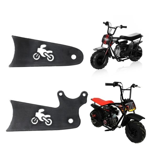 8'' Mini bike Stretch Extension Tabs for FRP GMB100 Motovox MBX10, Monster Mega moto MM80 MMB80, Realtree RT100, Colmena RB100 (Motovox/MM80, 8 inch) - Image 2