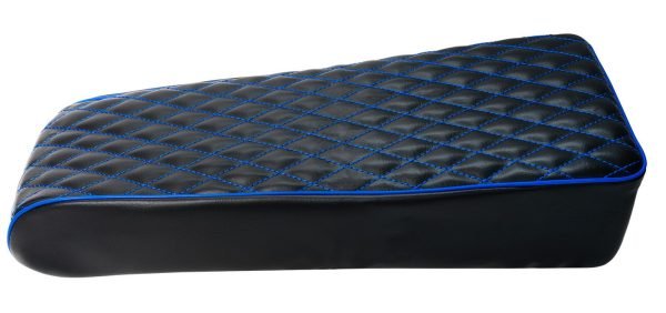 Upgraded 19'' Seat for Coleman ct200u, Baja DB30 (Blitz, Dirt Bug, Racer) ct200 200cc 196cc Motor 6.5HP Mini bike Trail Powersports Parts (Blue Diamond Stitch) - Image 2
