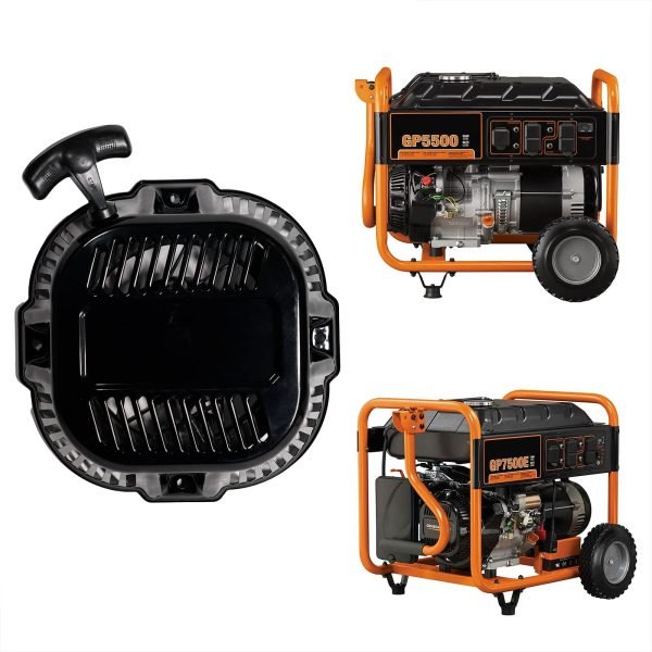 Pull Start Recoil Starter Assembly for Generac 389cc 420cc GP5500 GP 5500 GP6500 GP7500E GP8000E, Pull Cord Rope for 439cc 459cc XT8000 XT8500 XT9200 0J0813AST15 0J0813ASRV 0J08073SRV - Image 2
