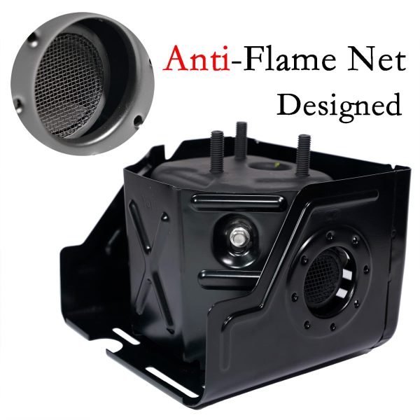 Exhaust Muffler Pipe w/Deflector For Predator 301cc, Honda GX240 GX270 8HP 9HP Engine Motor, Lifan Loncin Engine Motor, Champion Water Pump, power washer Snowblower Replacement kit - Image 2