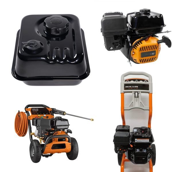 Gas Fuel Tank w/Roll Over Valve for Generac 212cc Pressure Washer, for Onewash 6602 3100psi 3600psi 2500psi 6924 6590 6470,for Speedwash modle 0J88870129 - Image 2