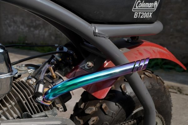 Header Pipe Kit For Coleman CT200U BT200X KT196, Predator 212 Baja MB200 Doodlebug Mini Bike, Axis M200 212CC, Hisun 196cc Monster mega moto Engine Go Kart (Colorful) - Image 3