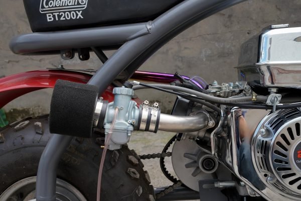 Performance Racing Flatsilde Intake Pipe Inlet Manifold for Mikuni 24mm PWK24 Carburetor Predator 212cc 196cc GX200, For VM24 Coleman BT200X CT200U KT196, Universal Mini Bike Go Kart Parts - Image 3