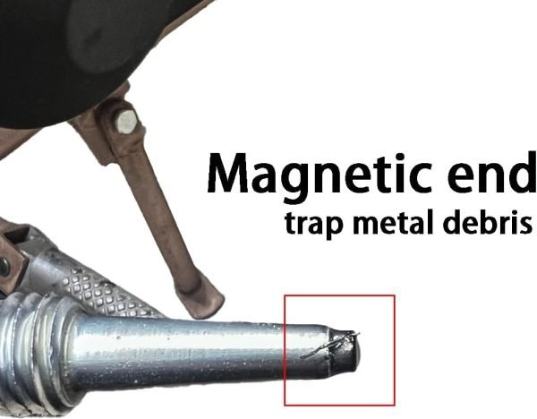 Aluminum Alloy Magnetic Oil Dipstick For Predator 212 Coleman 196cc Mini bike Ghost 224cc Engine, KT196 Go kart, BT200X CT200U EX, Baja Warrior MB200, Honda GX200 GX160 Clone Engine (Silver) - Image 3