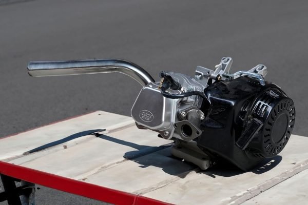 Header Pipe for Coleman BT200X CT200U EX KT196 196cc Mini Bike Go Kart Predator 212 224 Honda GX160 GX200 Clone Engine Baja Warrior MB200 Performance Parts (Silver) - Image 3