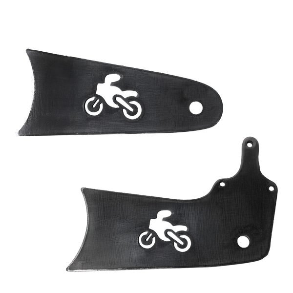 8'' Mini bike Stretch Extension Tabs for for FRP GMB100 Motovox MBX10, Monster Mega moto MM80 MMB80, Realtree RT100, Colmena RB100 (Motovox/MM80 D, 8 inch) - Image 3