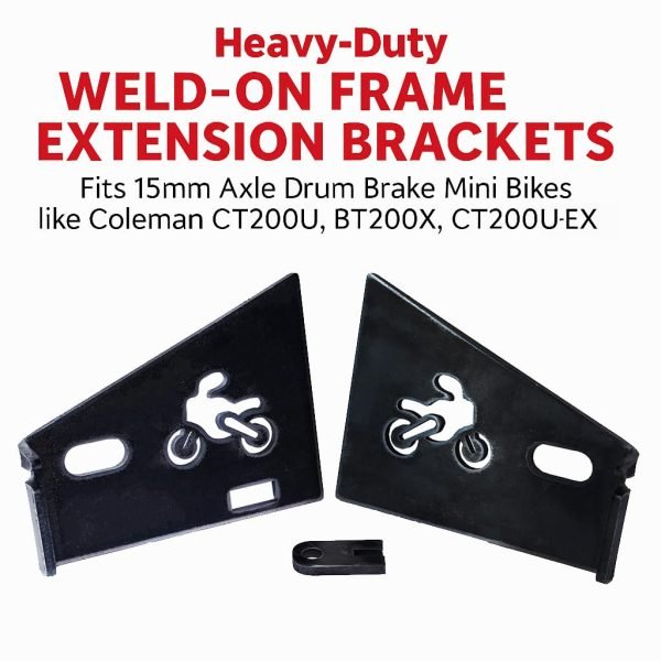 6'' Drum Brake Mini bike Stretch Extension Tabs for Coleman CT200U CT200UEX BT200X 200cc Mini bike (Drum Brake Tab, 6 inch) - Image 3