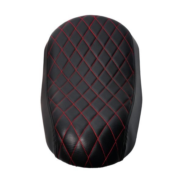 Red Diamond Stitch Retro Mini bike Seat for Coleman B200 B200RS B200RSV - Image 3
