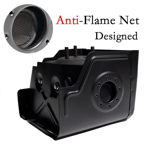 Exhaust Muffler w/Deflector For Predator 420cc 459cc 13 hp, Honda GX340 389cc GX390, DuroMax Lifan Loncin Engine Motor, 188F 15hp 190F Champion Water Pump, power washer, 18310-ZE2-W61 - Image 3