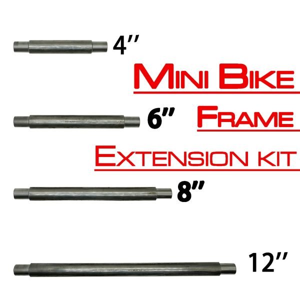 Mini bike 7/8 Frame Extension Kit For Azusa Baja Doodle Bug DB30 (Blitz, Dirt Bug, Racer) 97cc, Upgraded Frame Stretch Kit for Coleman Ct100U Mini bike Parts, 6 Inch (Set of 4) - Image 3