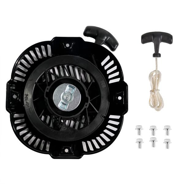 Pull Start Recoil Starter Assembly for Generac 389cc 420cc GP5500 GP 5500 GP6500 GP7500E GP8000E, Pull Cord Rope for 439cc 459cc XT8000 XT8500 XT9200 0J0813AST15 0J0813ASRV 0J08073SRV - Image 3